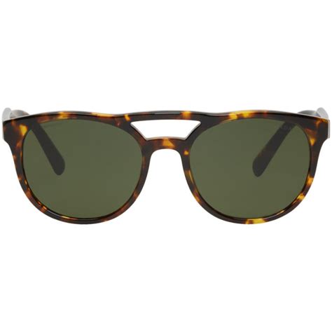 prada double bridge sunglasses|prada tortoise shell sunglasses.